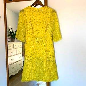 LK Bennet yellow summer dress